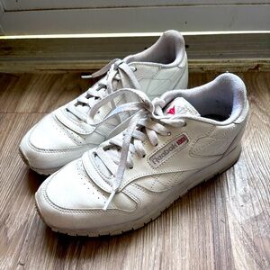 Reebok Classic White Leather Sneakers